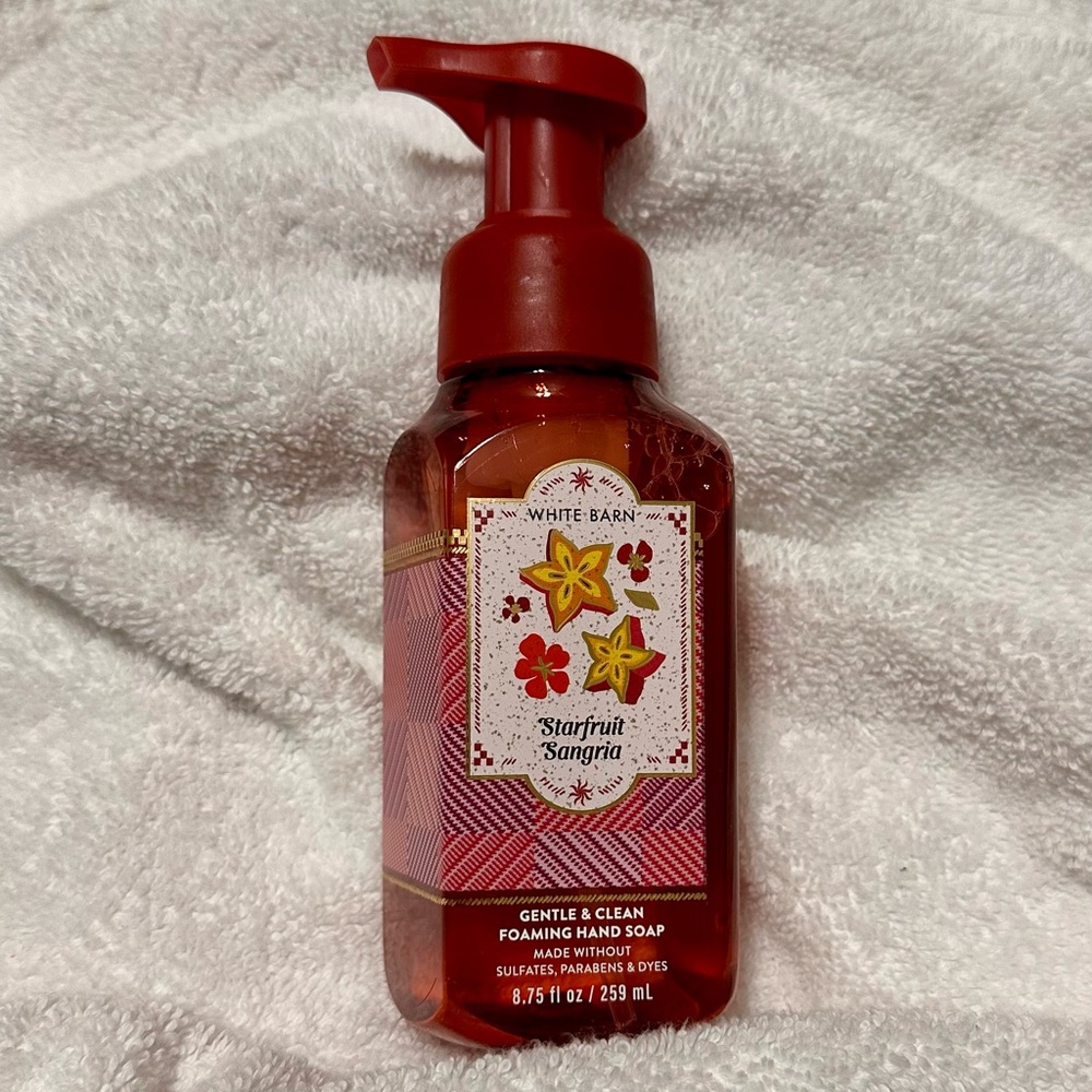 ✨NEW!! White Barn Starfruit Sangria Gentle Foaming Hand Soap